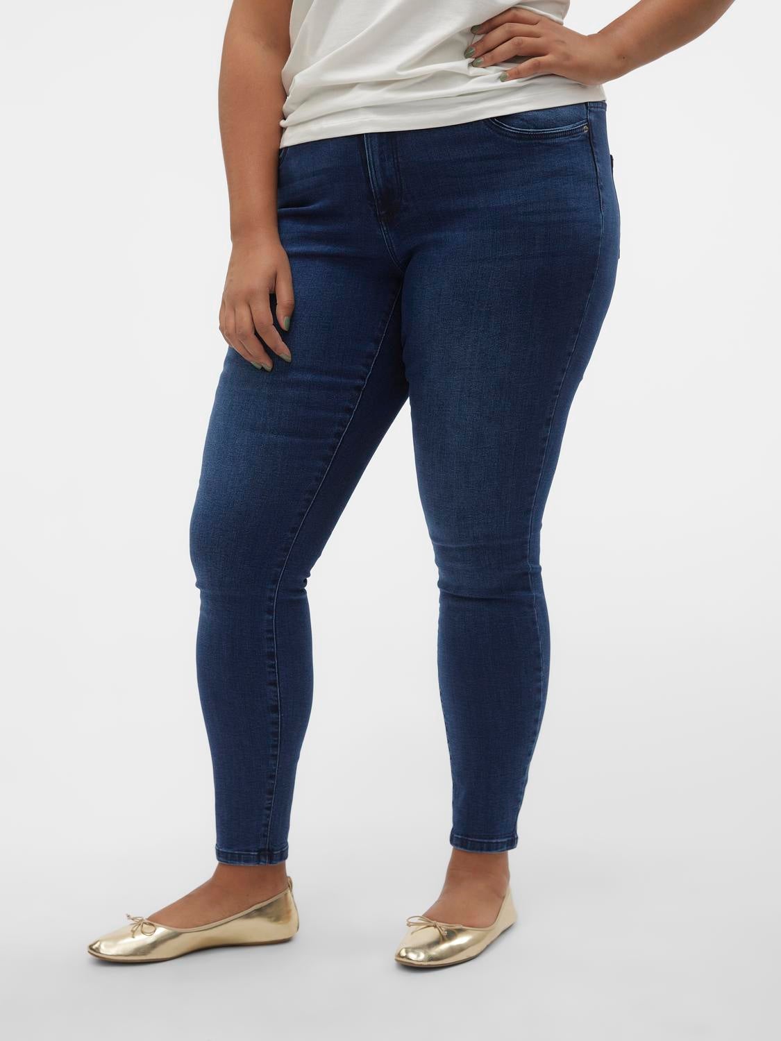 VMCTANYA Hohe Taille Skinny Fit Jeans