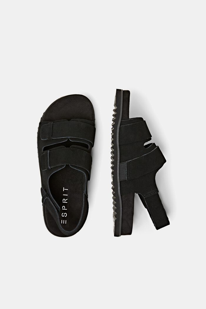 Sandalen aus Veloursleder