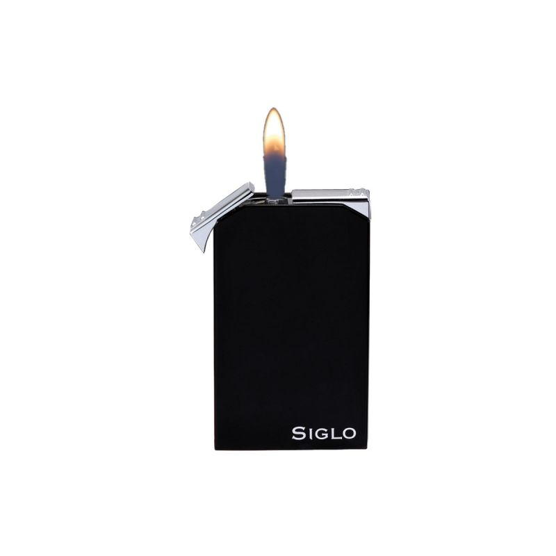 Zigarrenfeuerzeug der Marke Siglo, Twin Flame Lighter Black