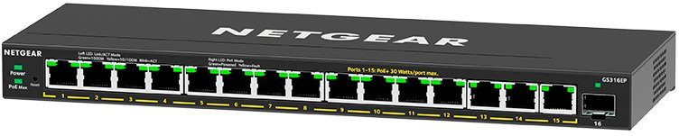 NETGEAR GS316EP-100PES Netzwerk-Switch