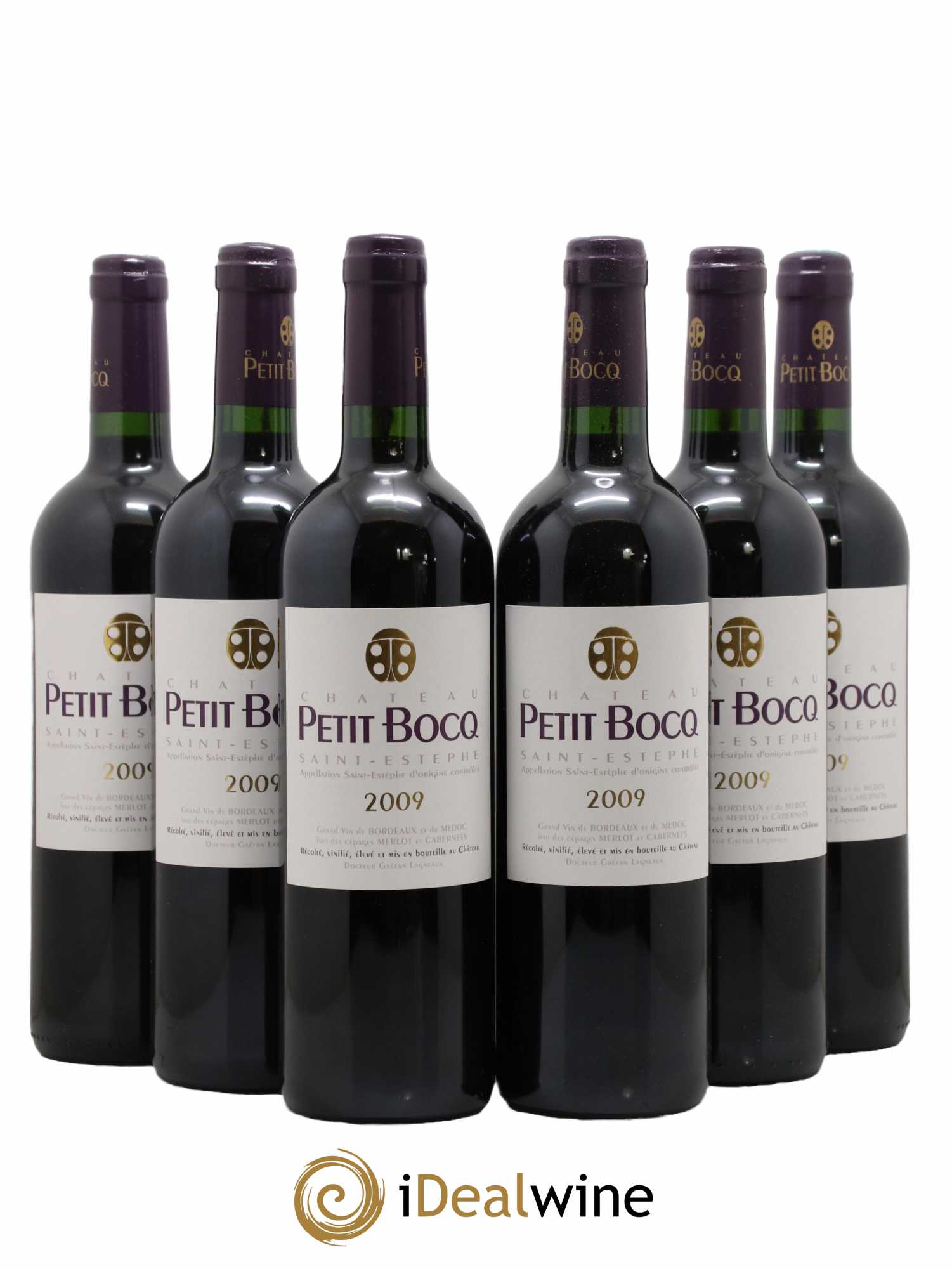 Château Petit Bocq Cru Bourgeois  2009 - Lot de 6 Bouteilles