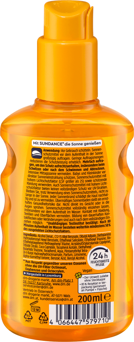 Sonnenspray transparent LSF 50+, 200 ml