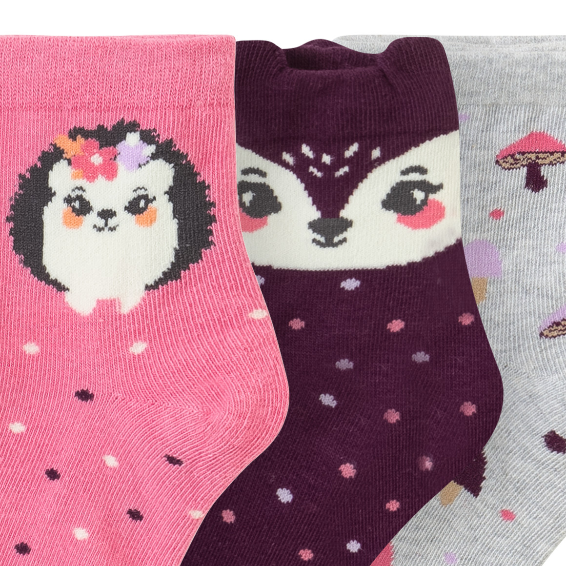 3 Paar Mädchen Socken im Set