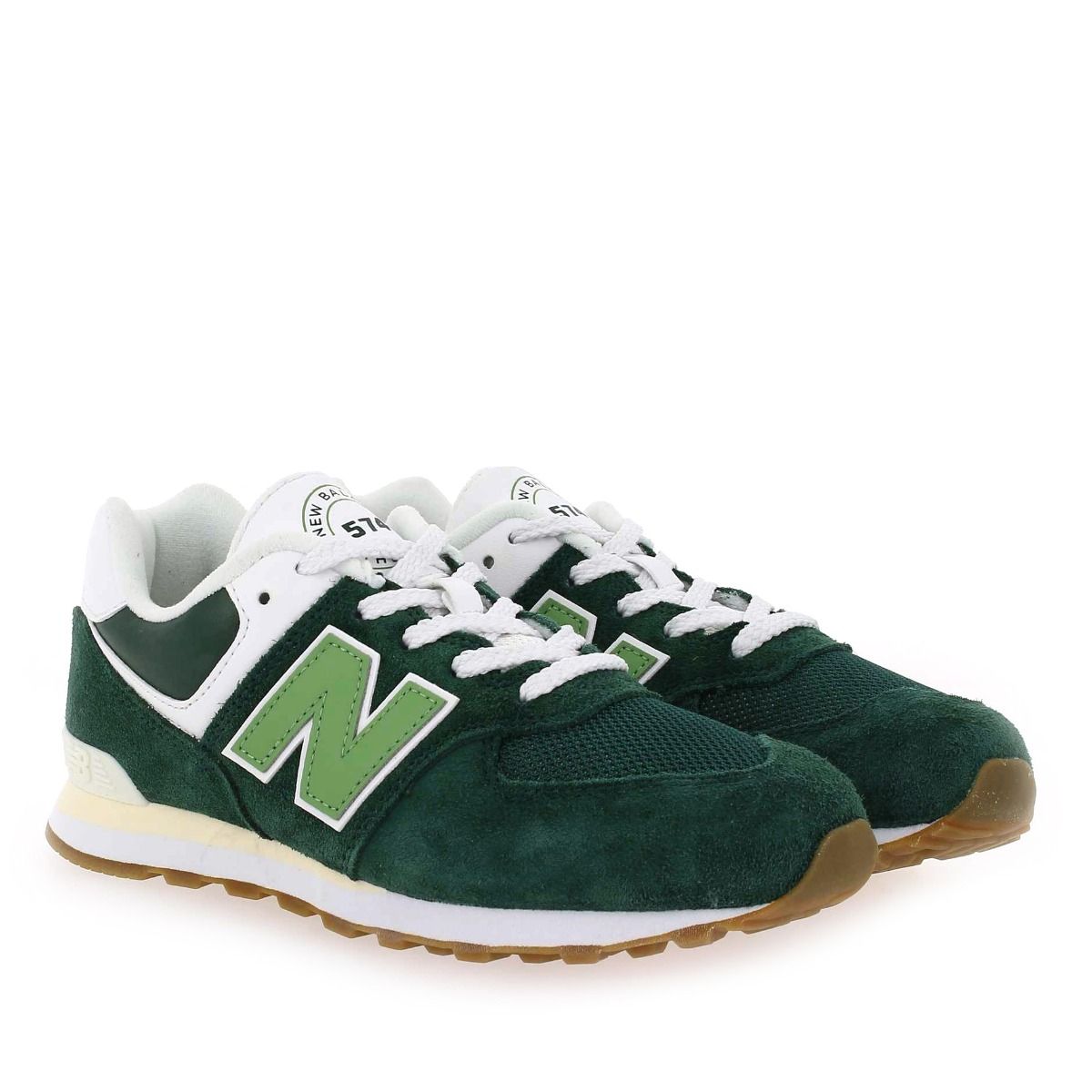 New Balance  574 LACET COUNTRY CLUB - Vert