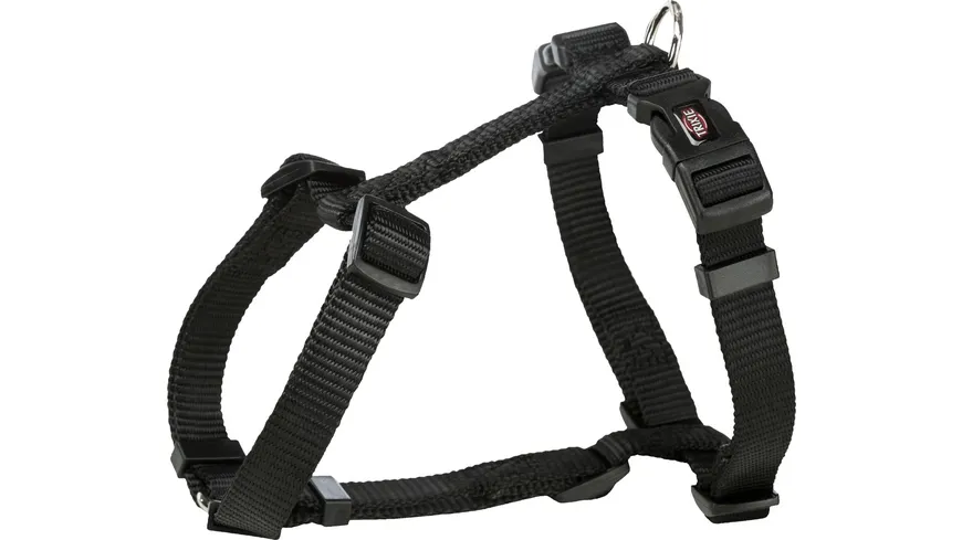 Trixie H-Geschirr Premium schwarz L 60-80 cm / 25 mm Hundezubehör