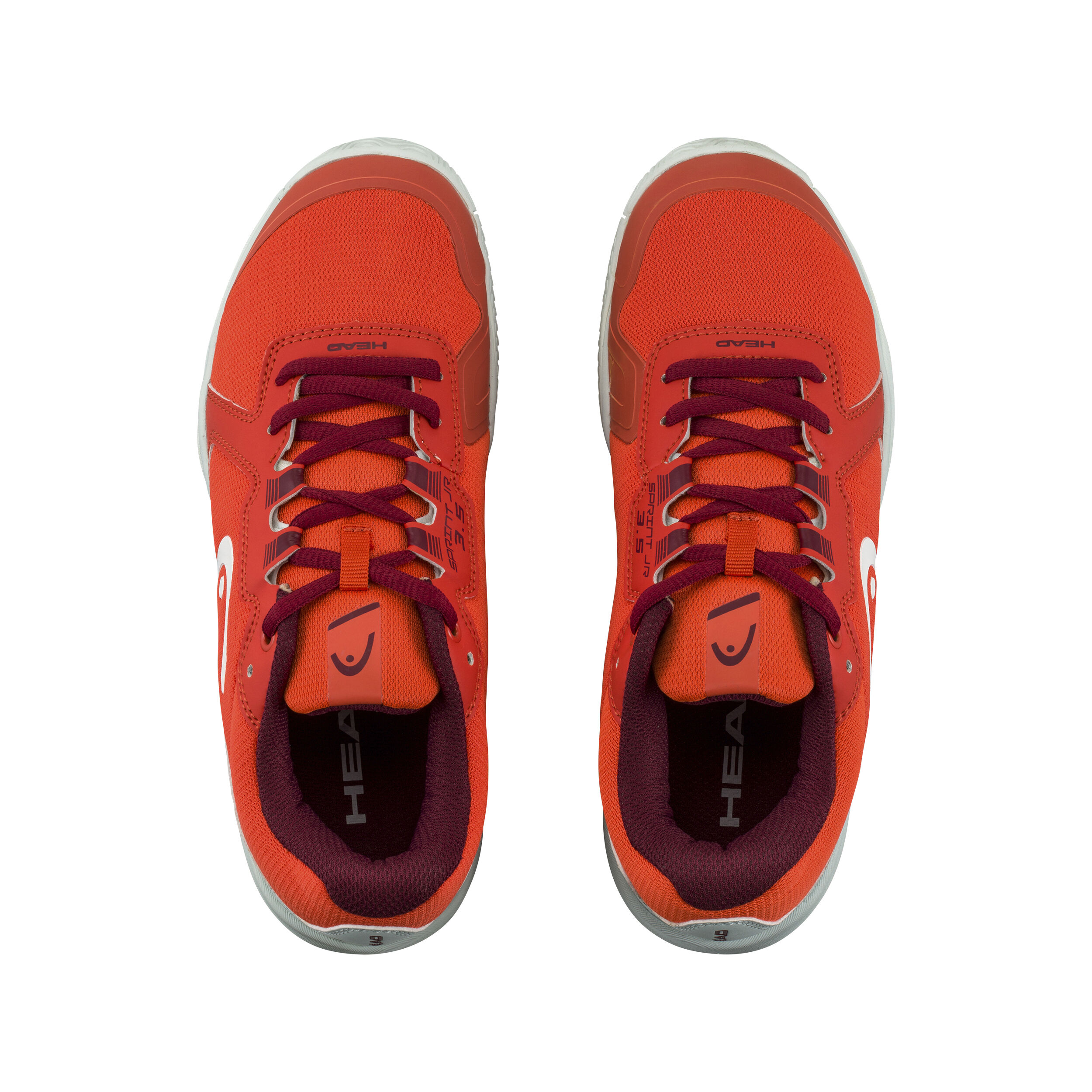 Sprint 3.5 AC Allcourtschuh Kinder - Orange, Dunkelrot