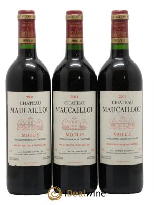 Château Maucaillou  2001 - Lot de 3 Bouteilles