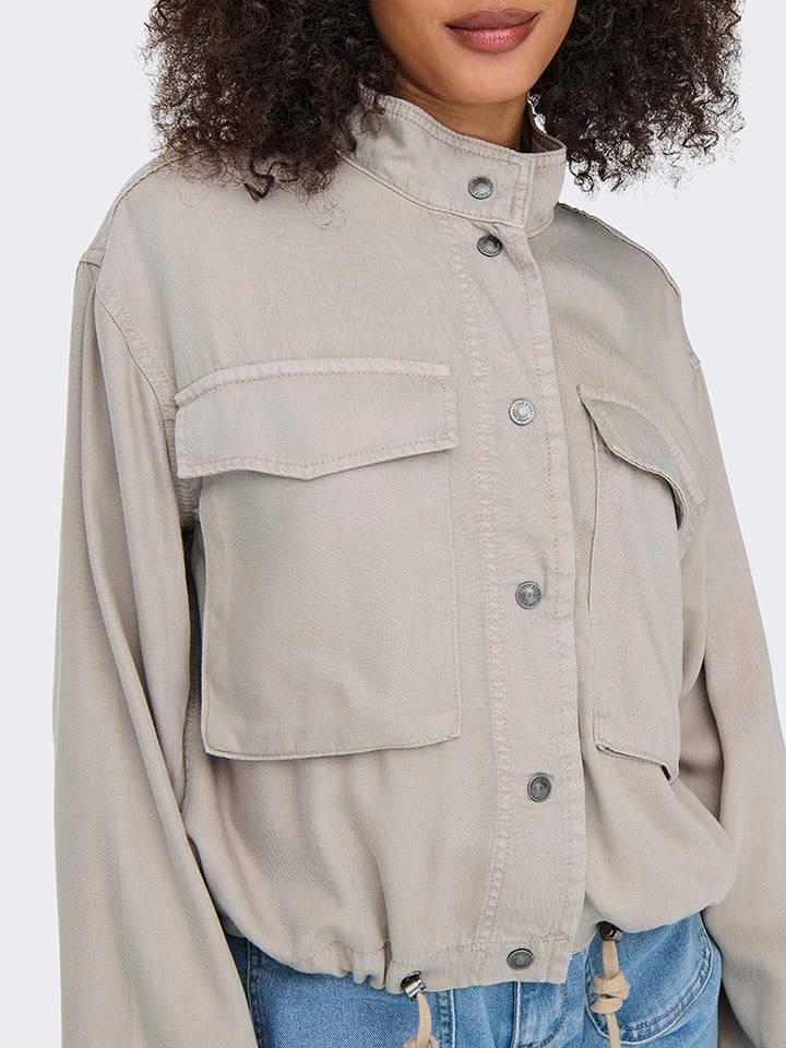 ONLY Übergangsjacke in Grau günstig kaufen