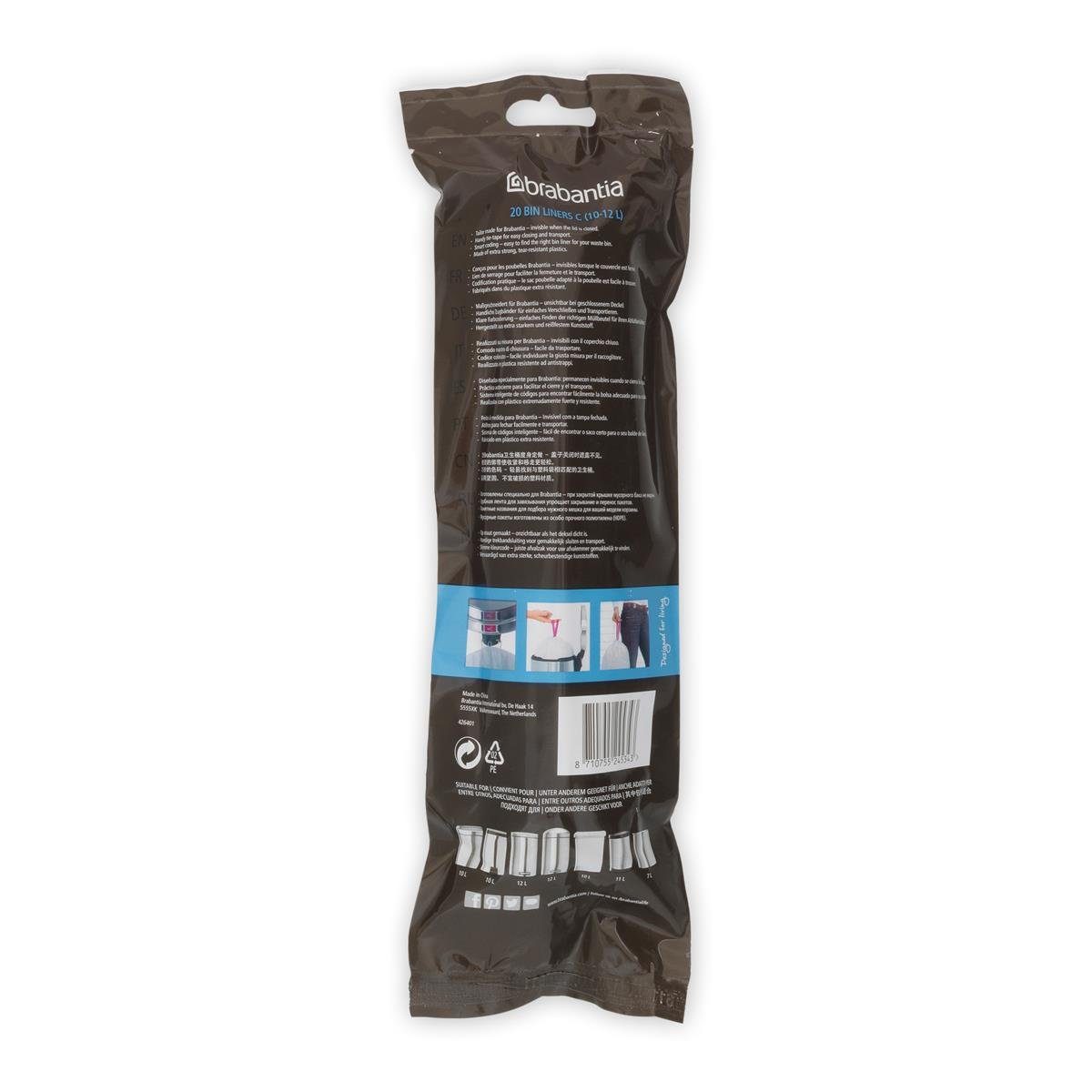 Brabantia Müllbeutel Brabantia Müllbeutel/Mülltüte 12 l (C), 20 Stück