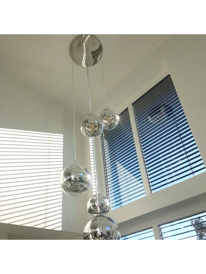 s.LUCE Modular Hängeleuchten-Baldachin 3-flammig oder 5-flammig in Chrom günstig kaufen