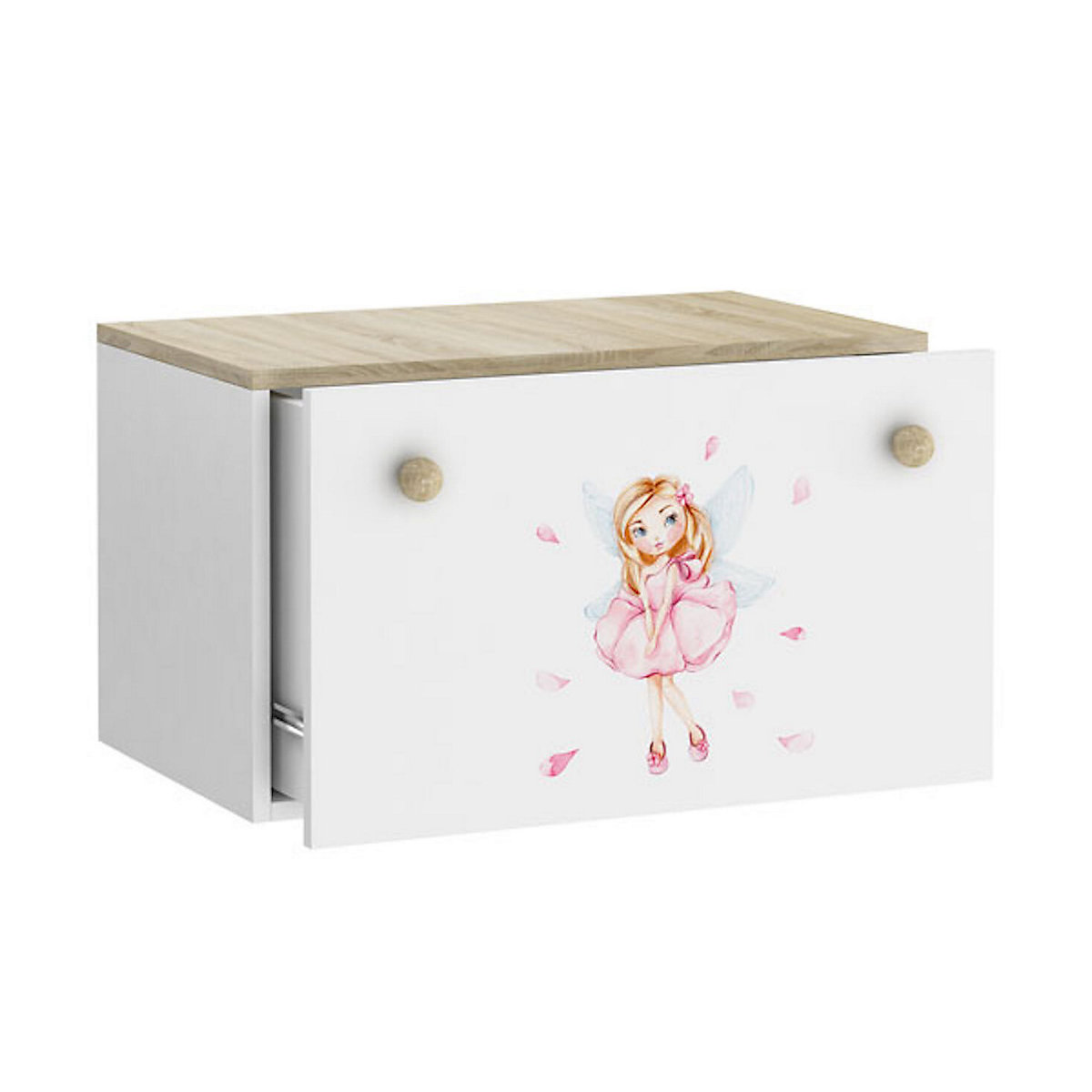 Spielzeugtruhe Sitztruhe Inga 70cm Motiv wählbar mit 1 Schublade