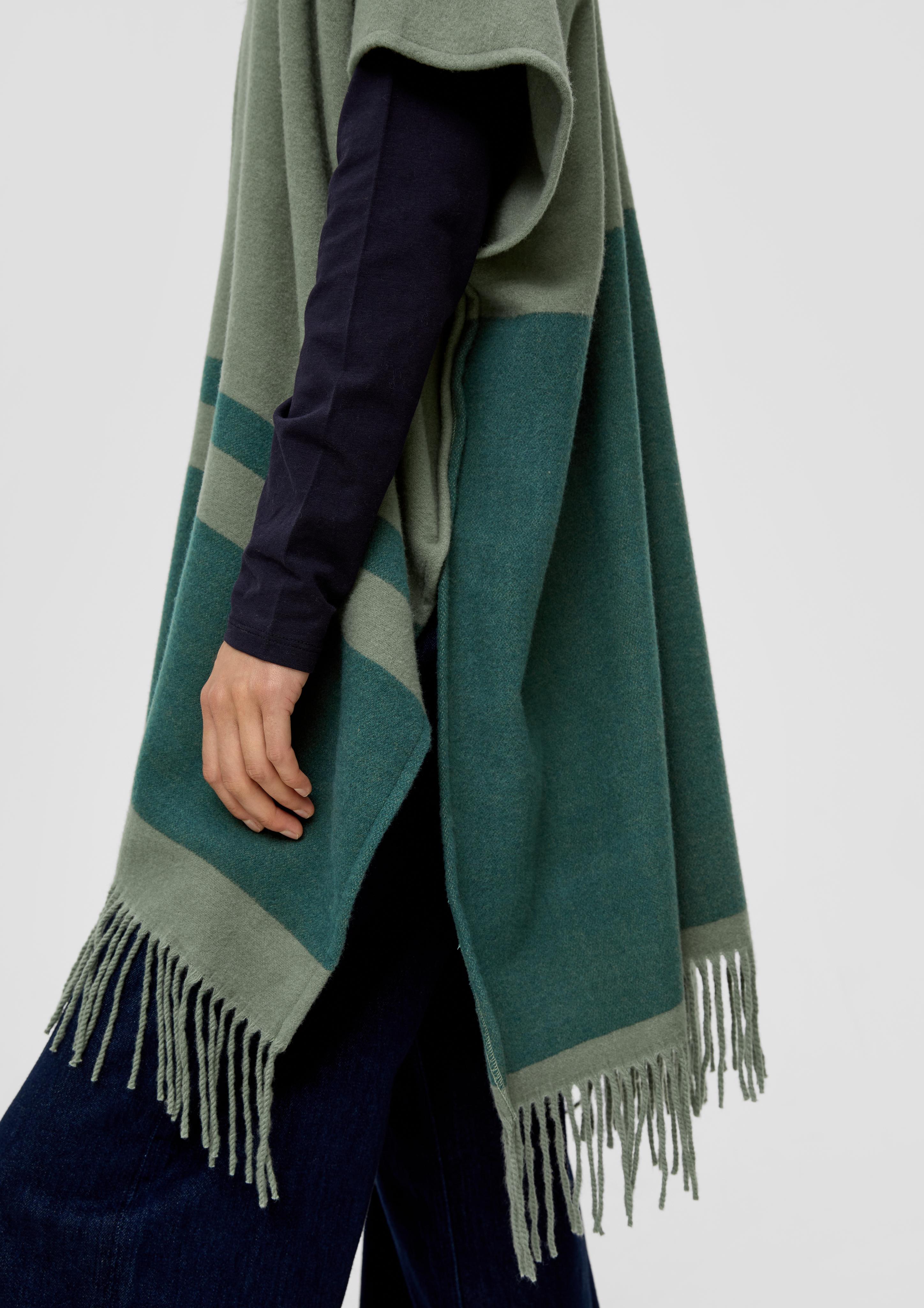 Poncho mit Streifenmuster  2136454-7210