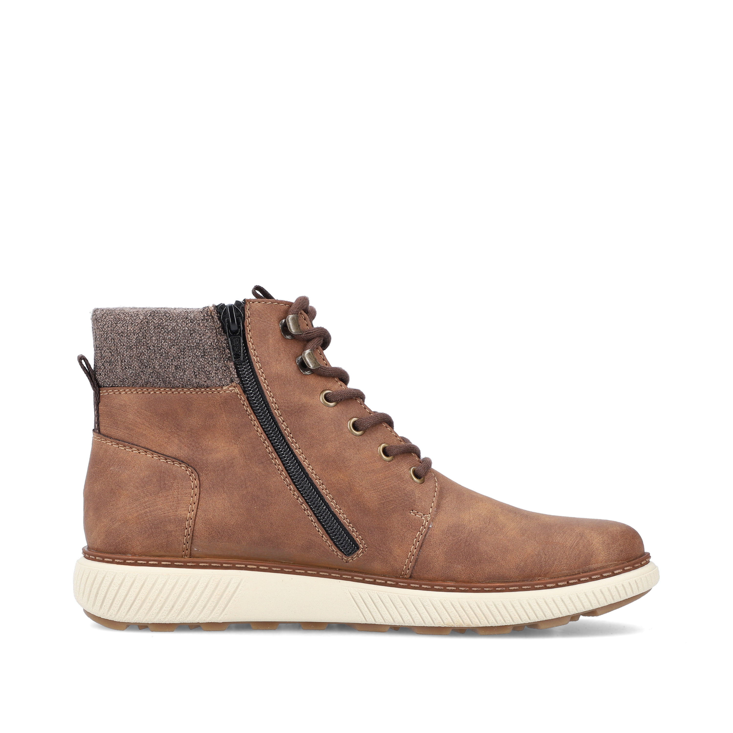 Rieker Herren Schnürstiefel kaffeebraun