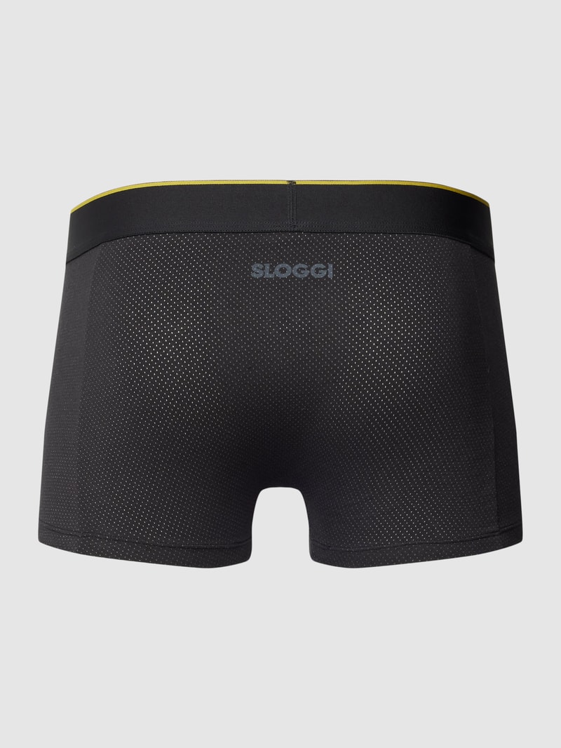 Trunks mit Strukturmuster im 4er-Pack in schwarz