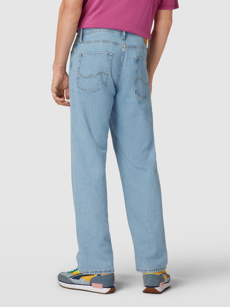 Jeans mit 5-Pocket-Design Modell 'ALEX' in dunkelblau