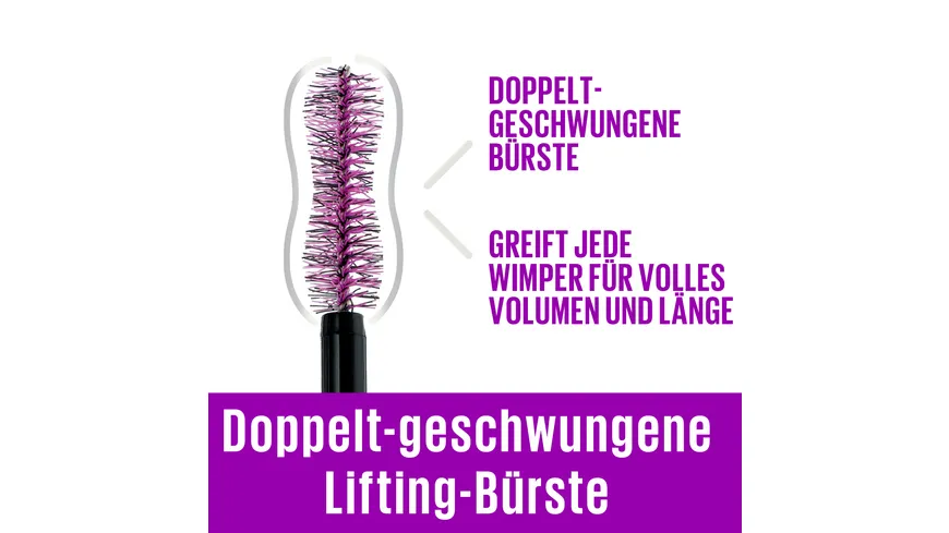 MAYBELLINE NEW YORK Wimperntusche Falsies Lash Lift wasserfest 8.6 ml Black