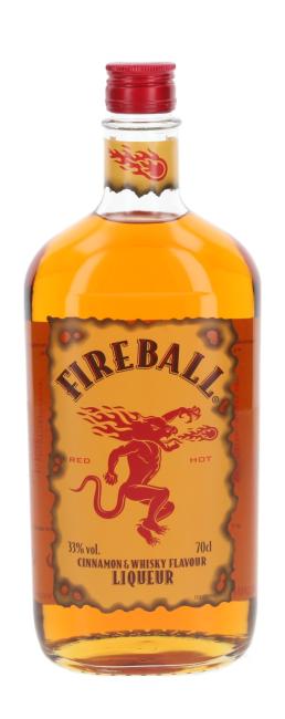 Fireball Cinnamon Whisky Liqueur 0,7 l·33 % vol