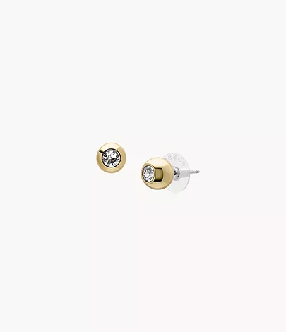 Fossil Ohrstecker Bright Baubles Metall goldfarben