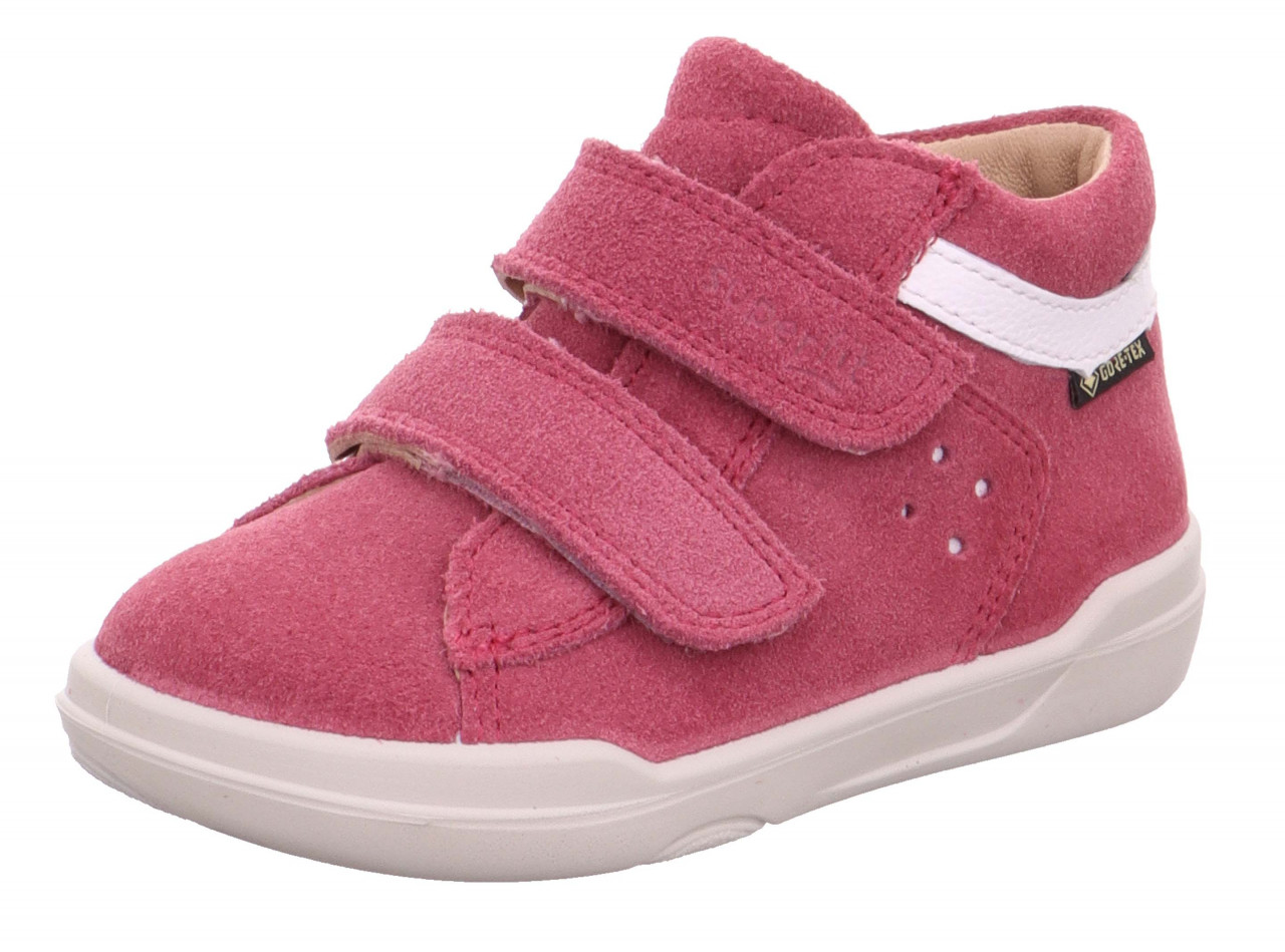 SUPERFREE - Pink/Weiss Sneaker low mit Klettverschluss