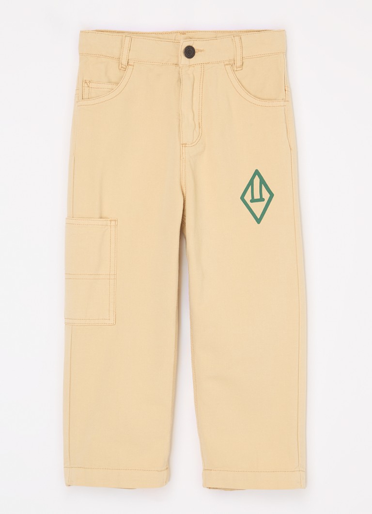 Die Animal Observatory Cargohose mit geradem Schnitt und Logo