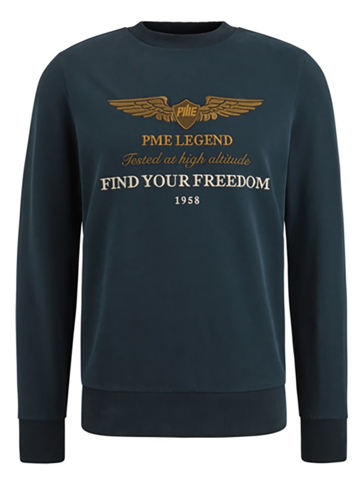 PME Legend Sweatshirt in Dunkelblau günstig kaufen