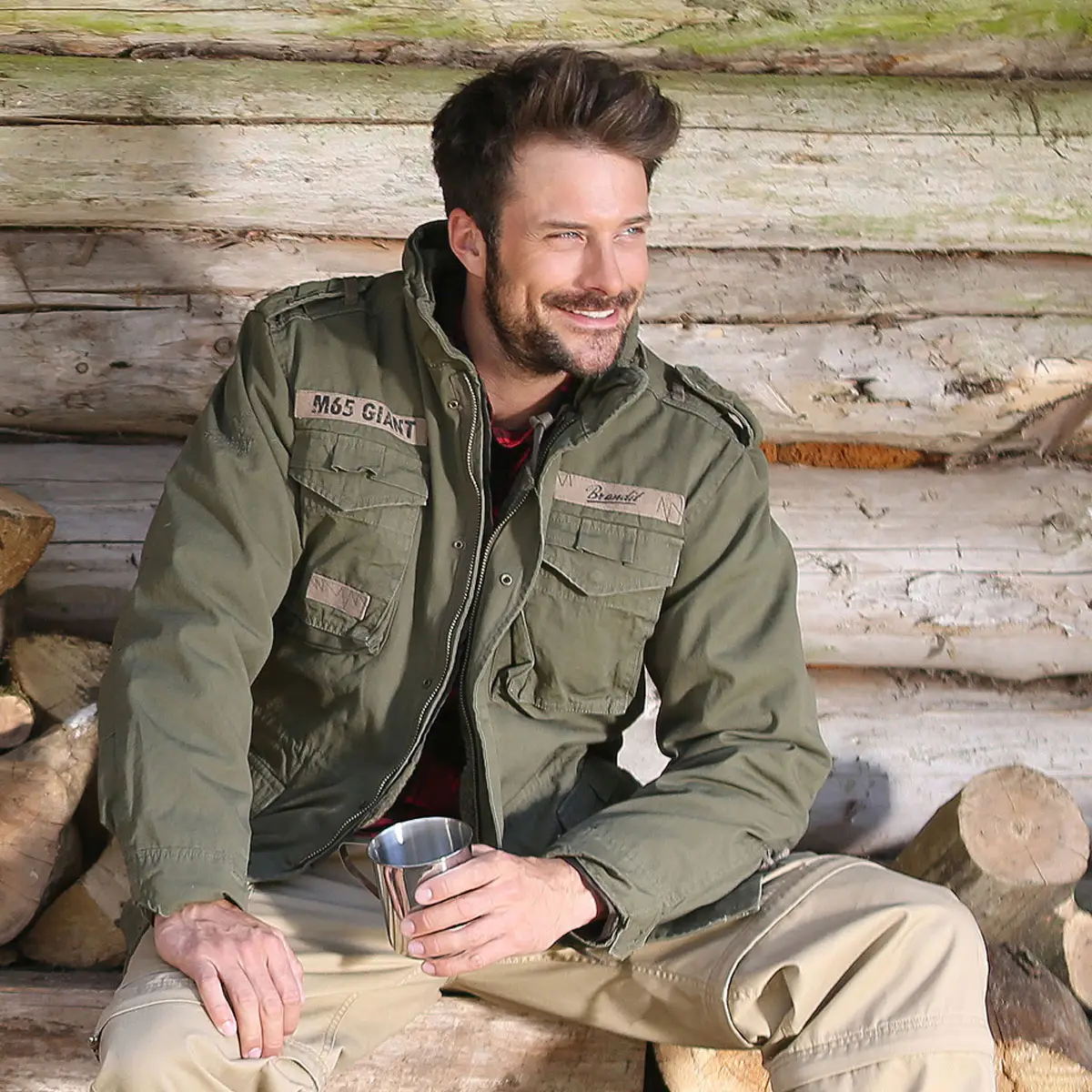 BRANDIT M65 Giant Jacke oliv