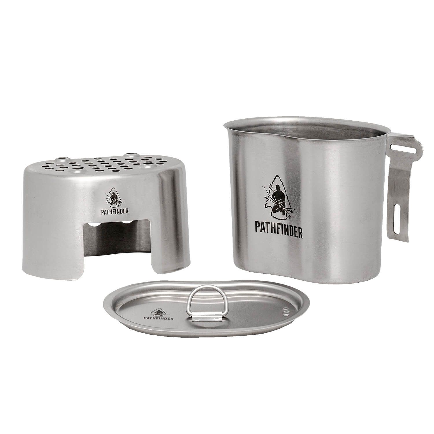 Edelstahl Canteen Kochset
