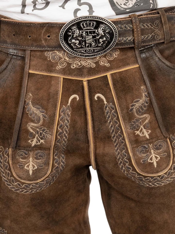MADDOX Lederhose KOCHELSEE in kastanie günstig kaufen
