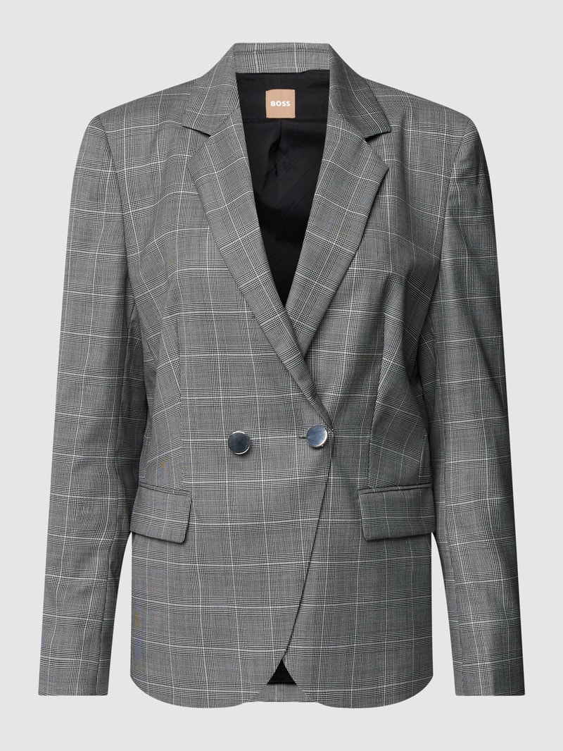 Blazer mit Schurwolle Modell 'Jamata' in hellgrau