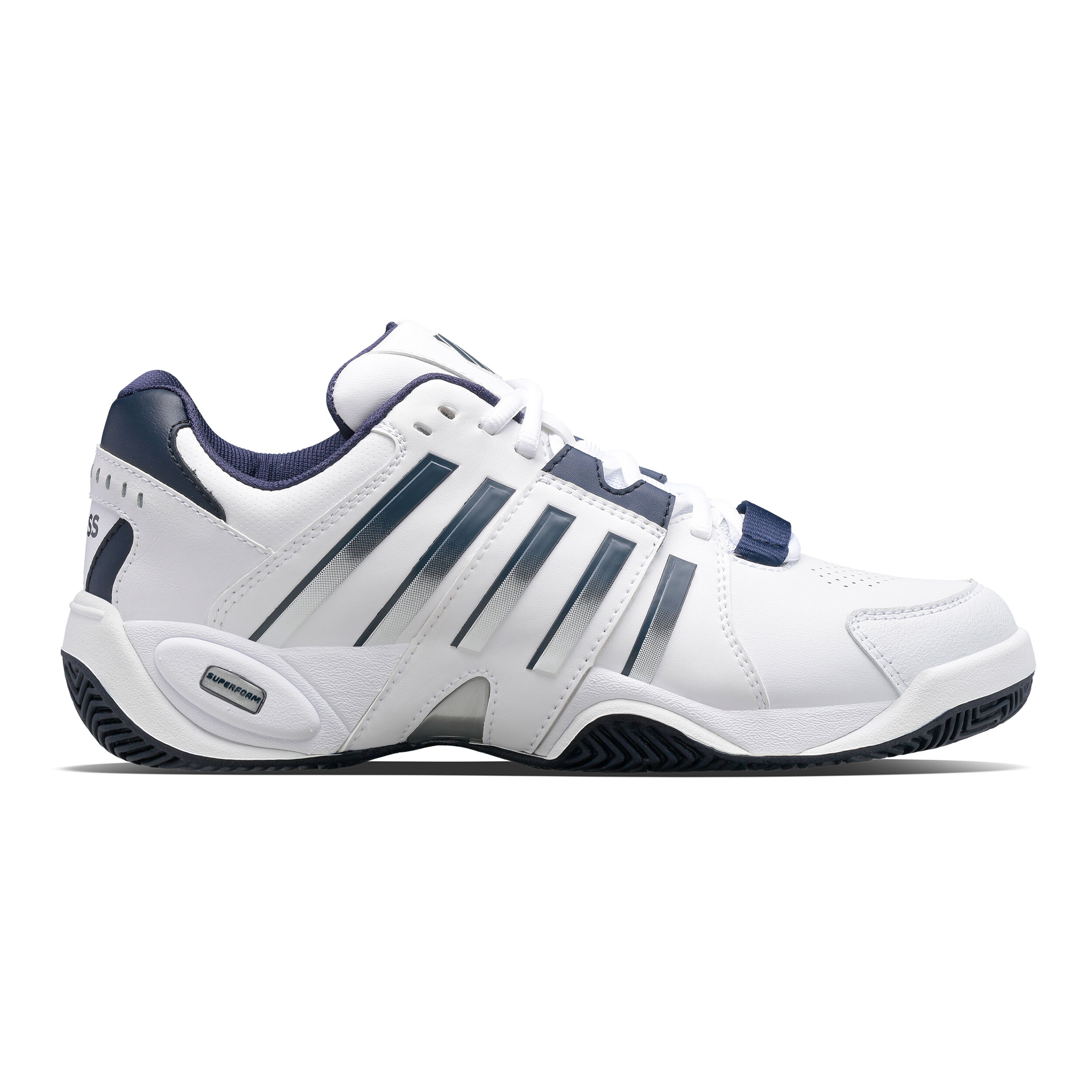 Accomplish IV Allcourtschuh Herren - Weiß, Blau