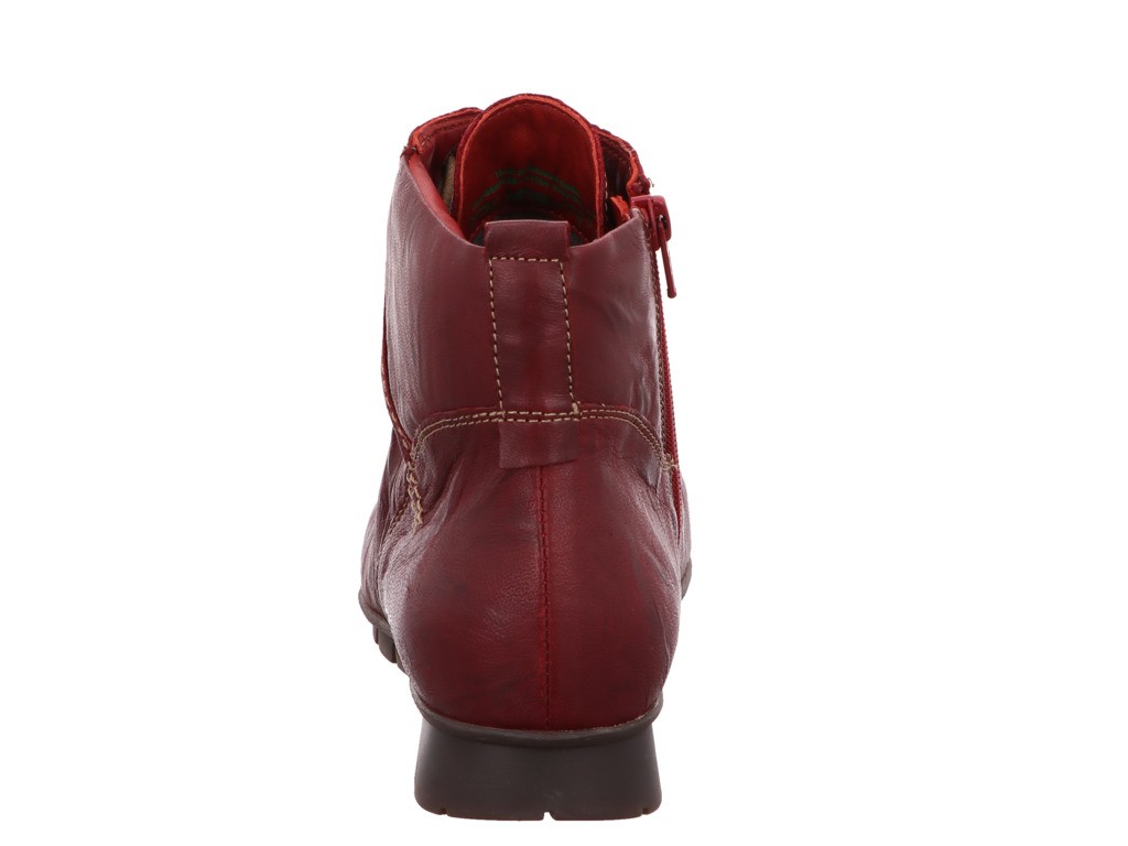 THINK Schnür-Stiefeletten rot MENSCHA