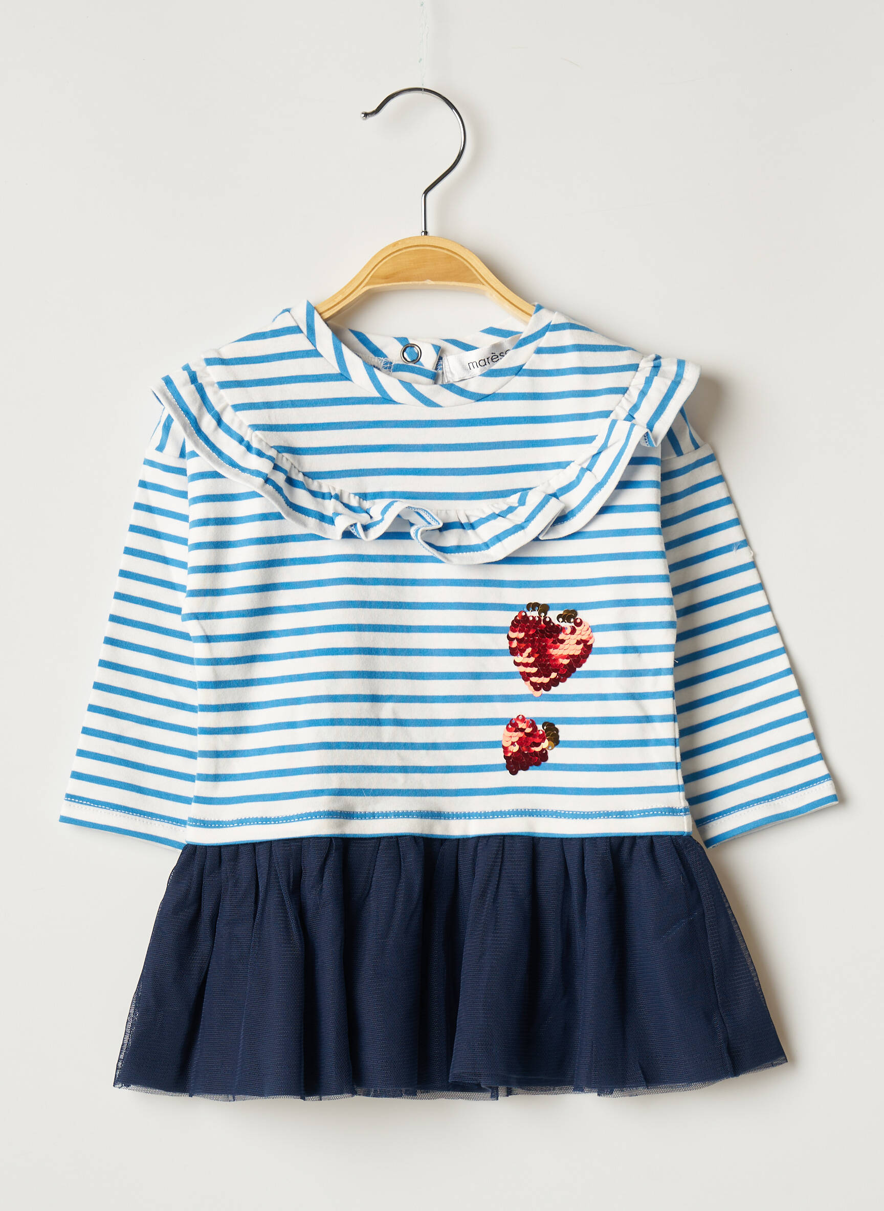 Marese Robes Mi Longues Fille couleur blanc