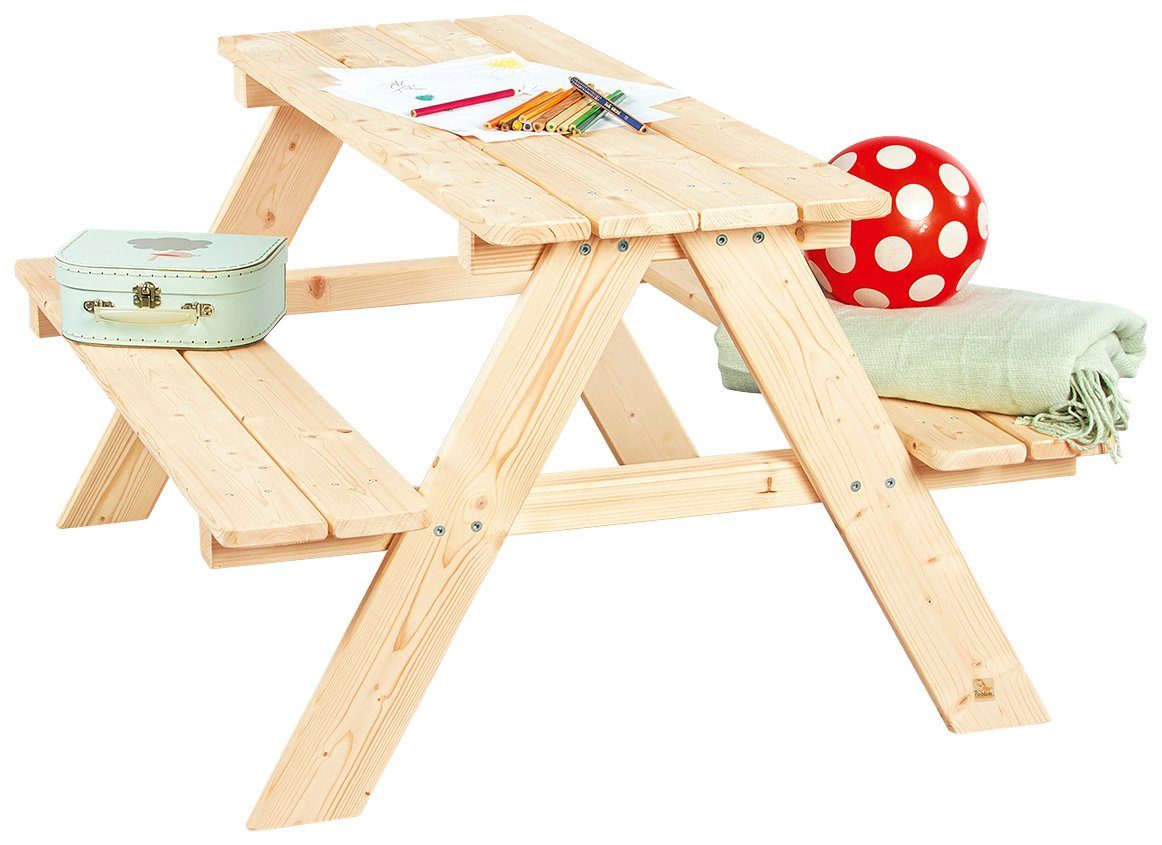 Pinolino® Garten-Kindersitzgruppe Nicki, Picknicktisch, BxHxT: 90x79x50 cm