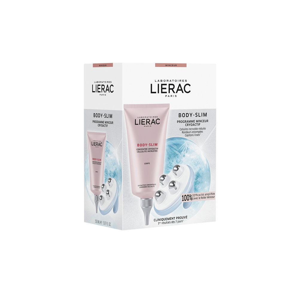 Lierac LIERAC BODY-SLIM PROGRAMME MINCEUR CRYOACTIF COFFRET TUBE 150ML + ROLLER GEL