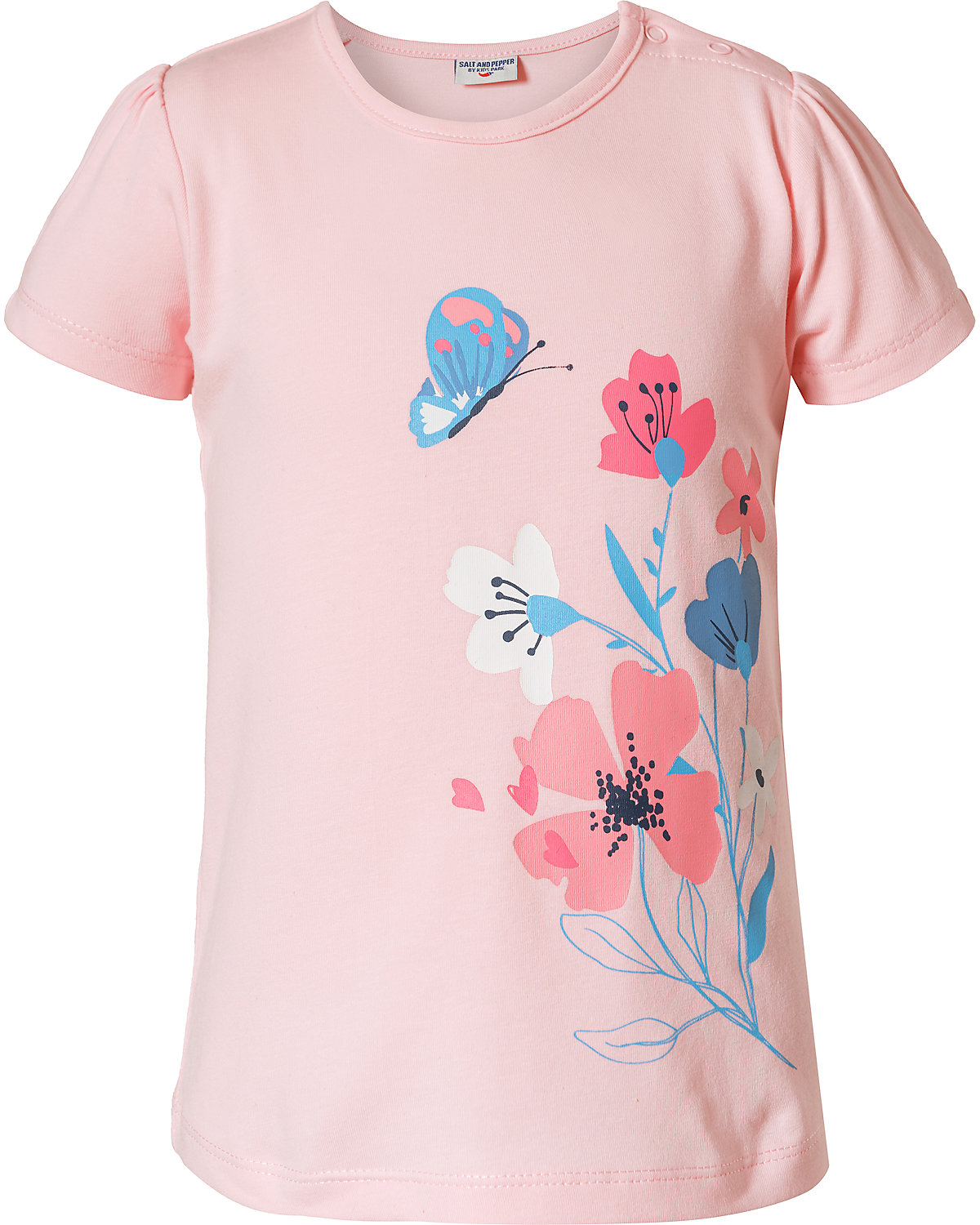 Baby T-Shirt BLUMEN für Mädchen von SALT AND PEPPER