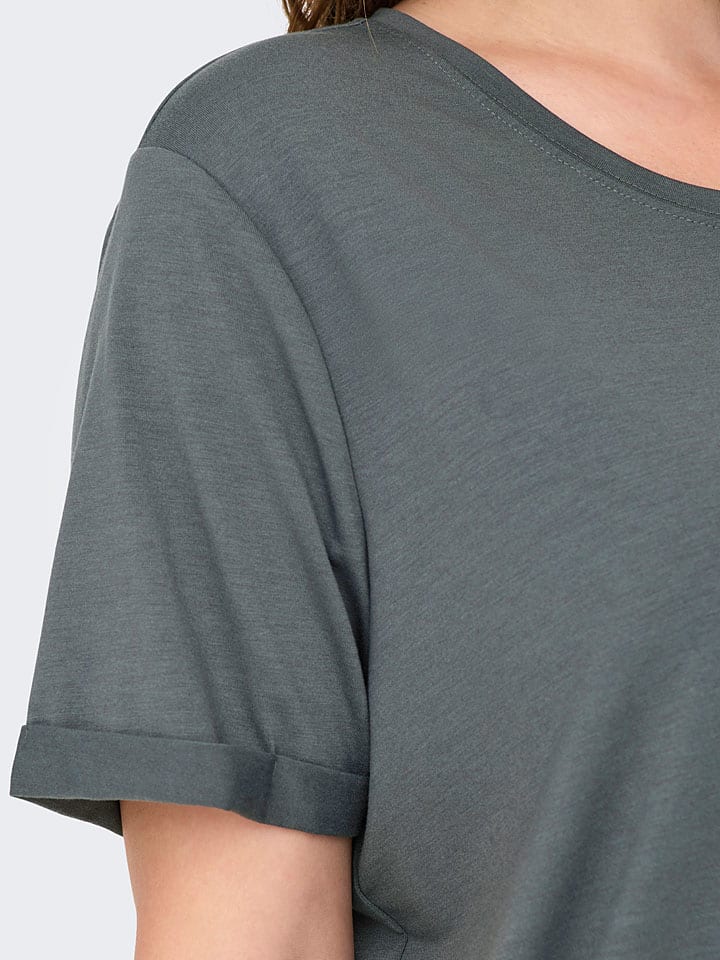 ONLY Carmakoma Shirt in Grau günstig kaufen