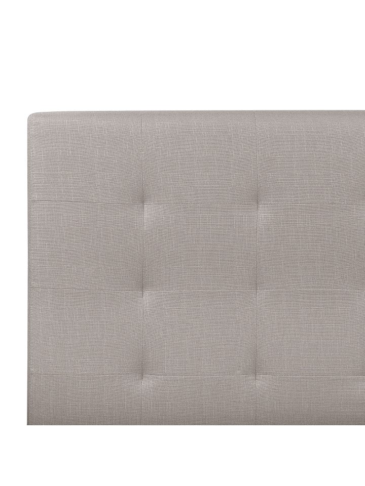 Beliani Doppelbett LA ROCHELLE in Grau - (W) 147 x (H) 109 x (L) 218 cm günstig kaufen onesize