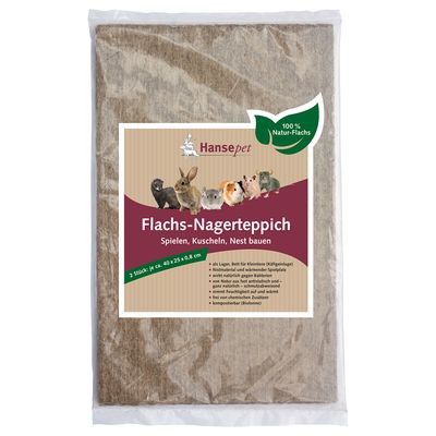 Hansepet Nagerteppich aus Flachs
