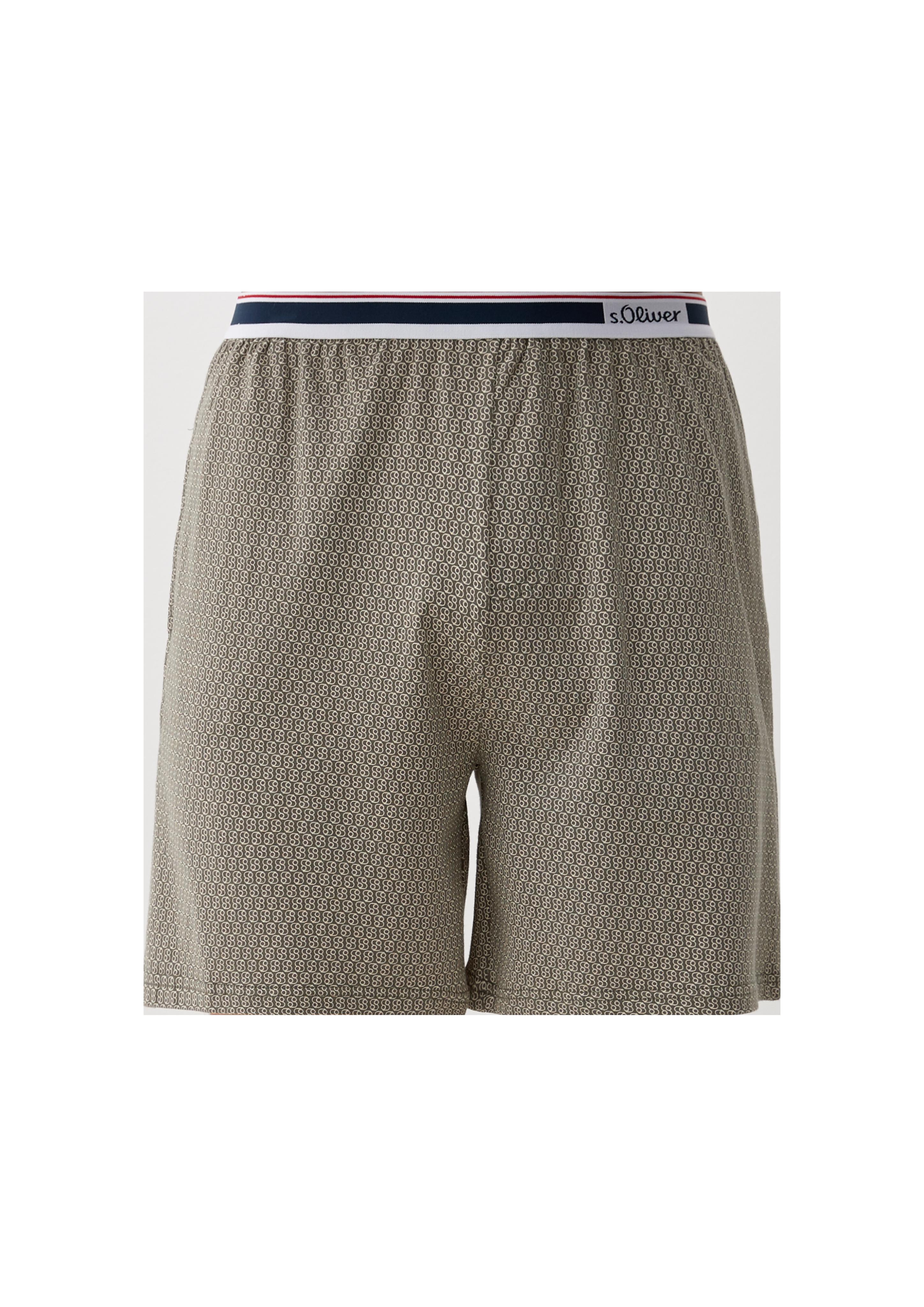 Pyjamahose mit Allover-Print  6008420-78A3