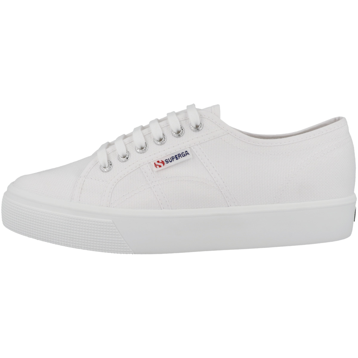 Superga 2730 Cotu Mid Platform Sneaker Low weiss