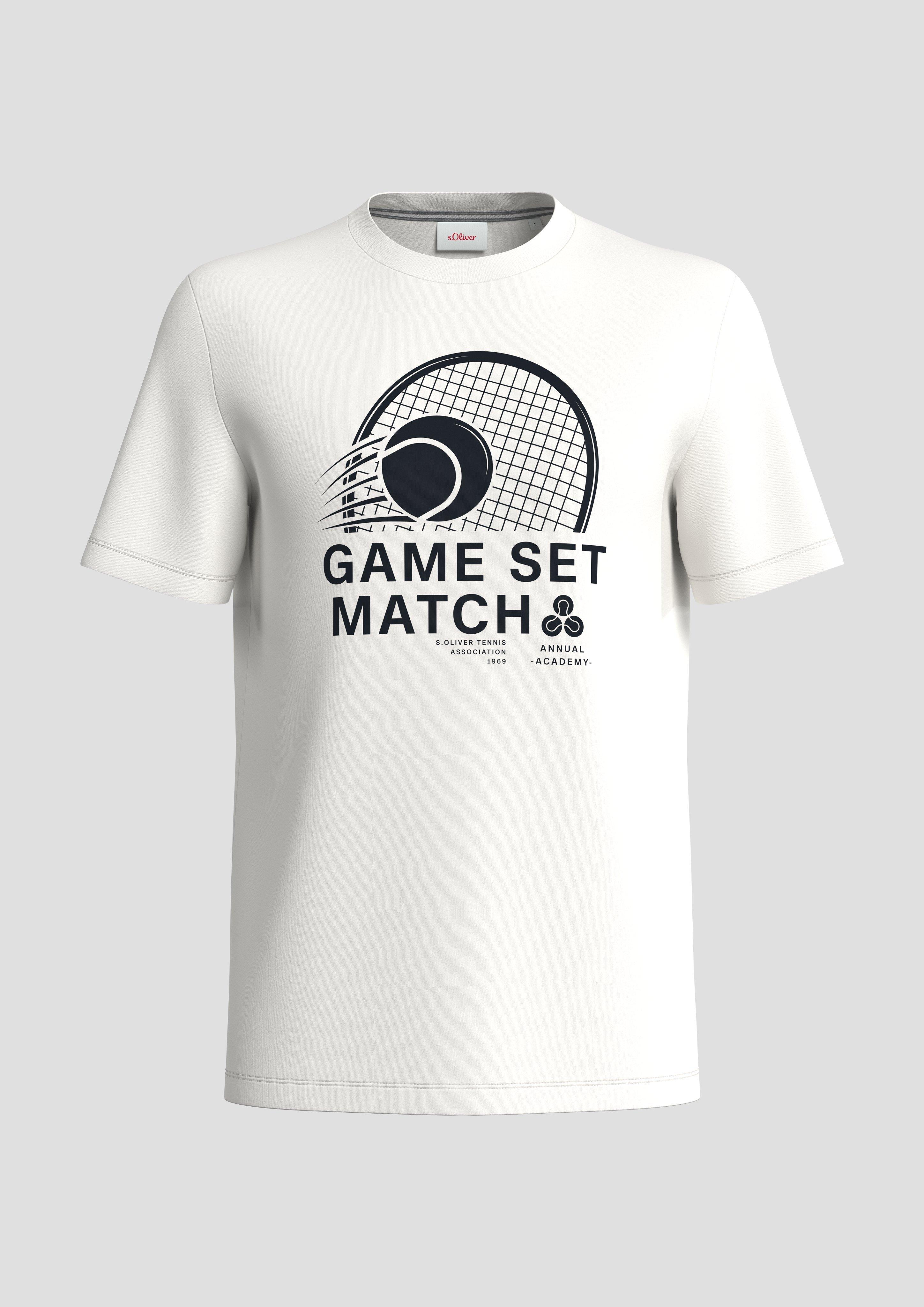 T-Shirt mit Frontprint  2141461-01D3