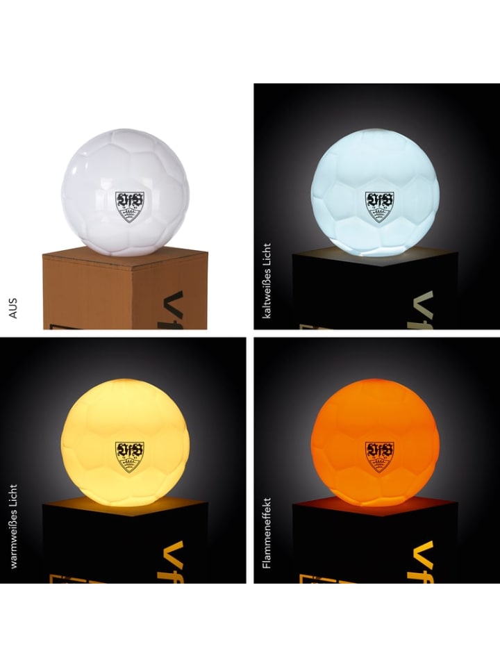 BVB VfB Stuttgart LED-Dekosäule Rost-Optik mit Leuchtkugel - 84 cm günstig kaufen onesize