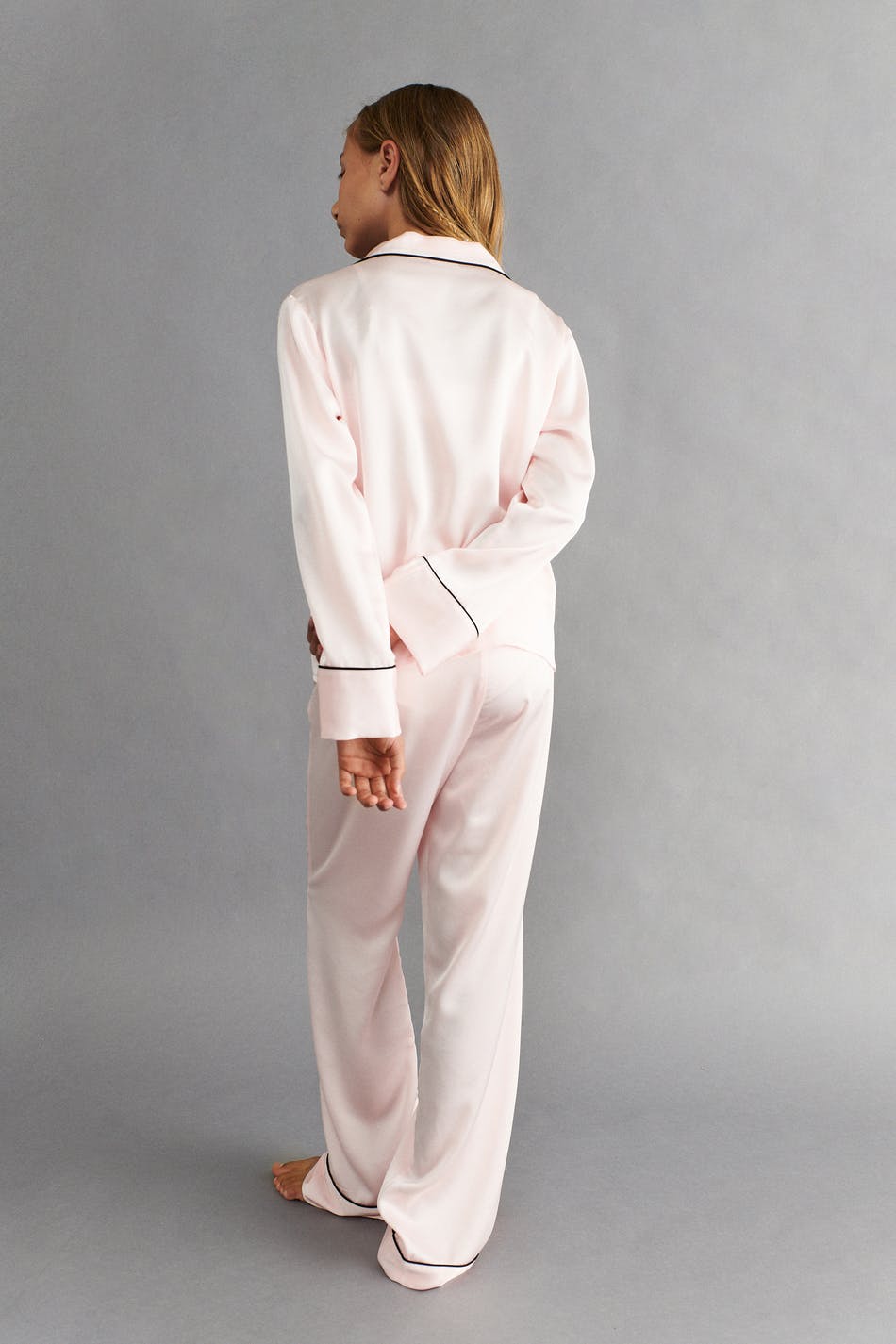 Y satin pyjamas set