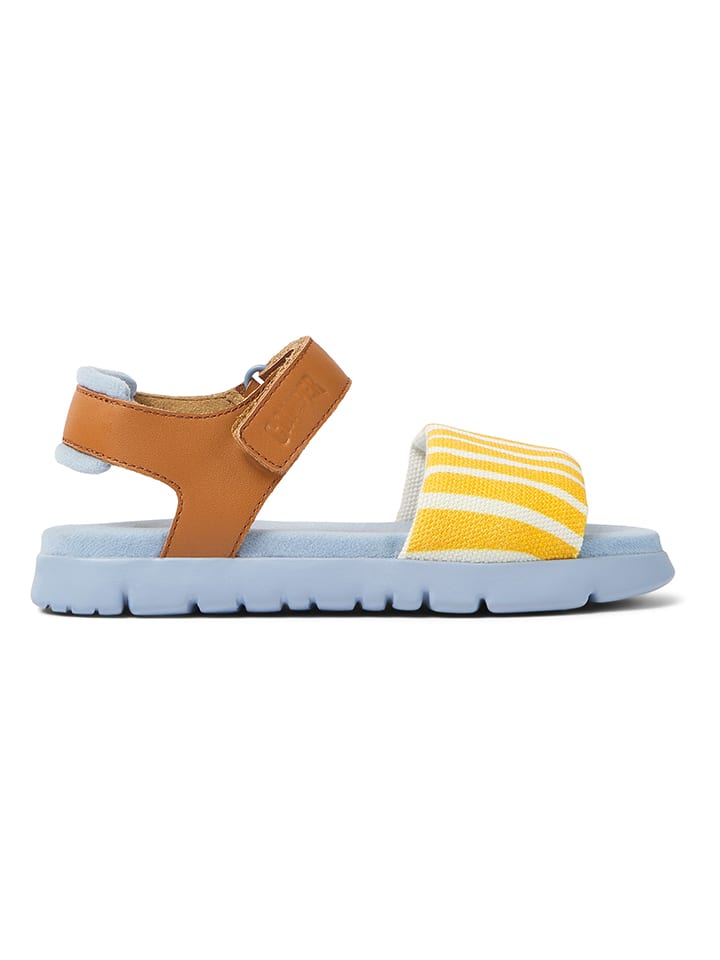 Camper Sandalen in Hellblau/ Hellbraun/ Gelb günstig kaufen