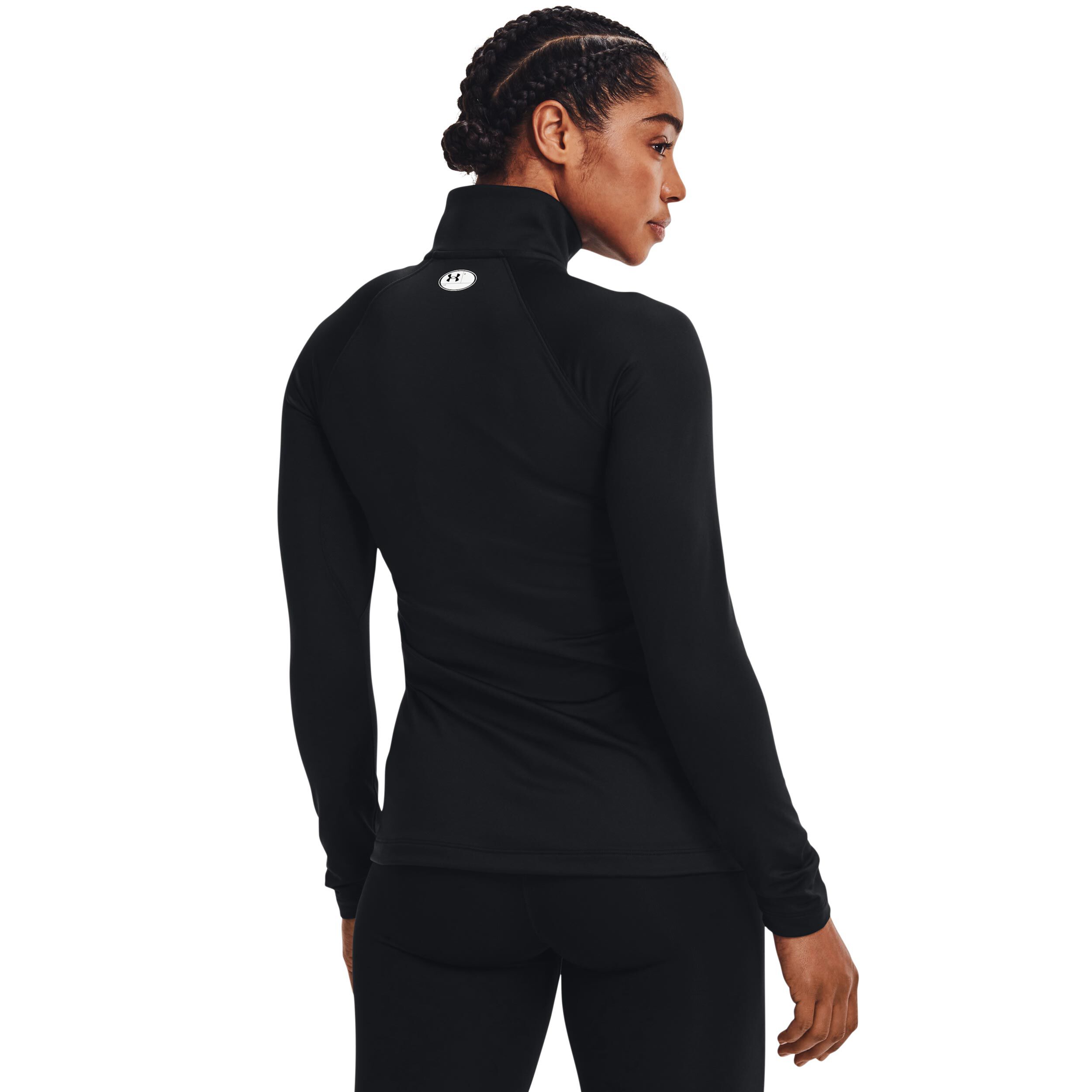 Coldgear Authentics Half-Zip Longsleeve Damen - Schwarz