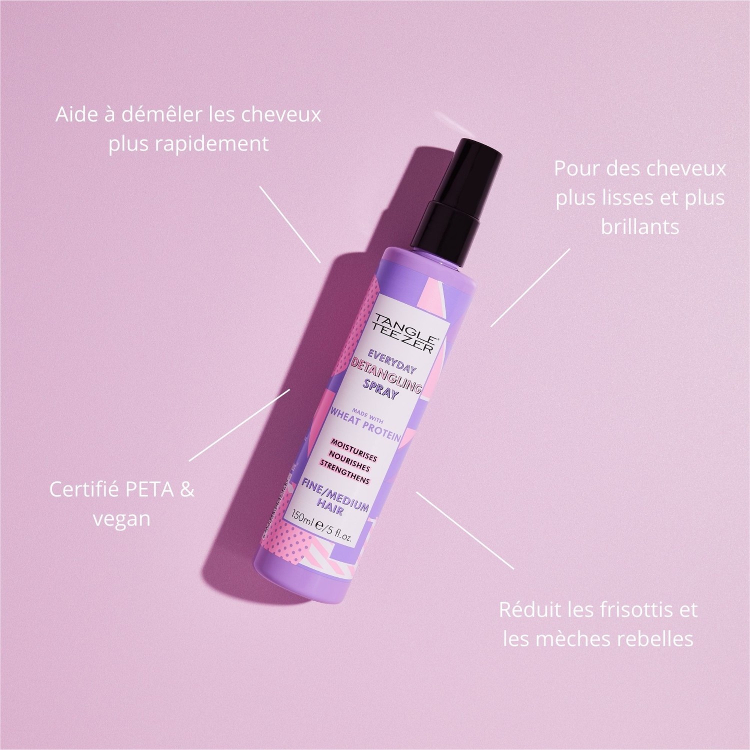 Spray rozplątujący Tangle Teezer do włosów cienkich i średniej długości