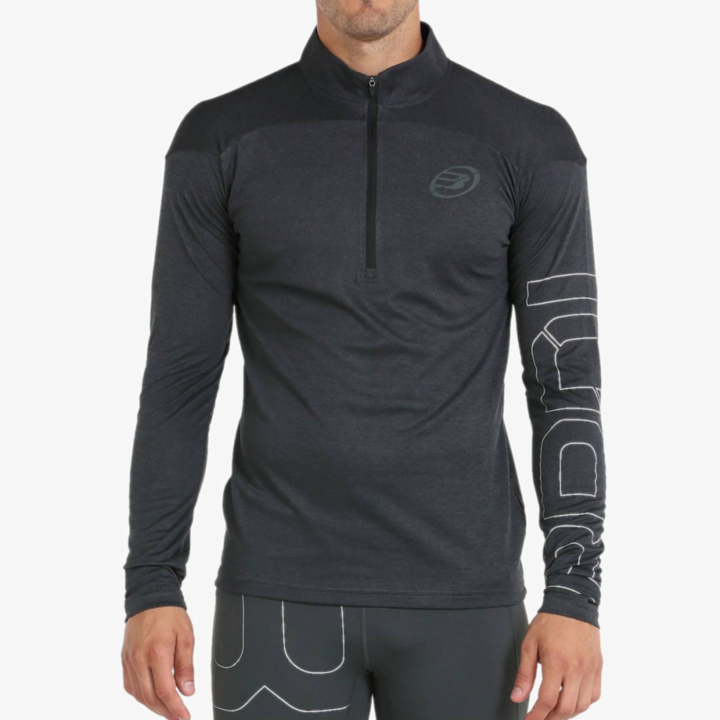 Zenon 1/4 Zip Longsleeve Herren - Koralle
