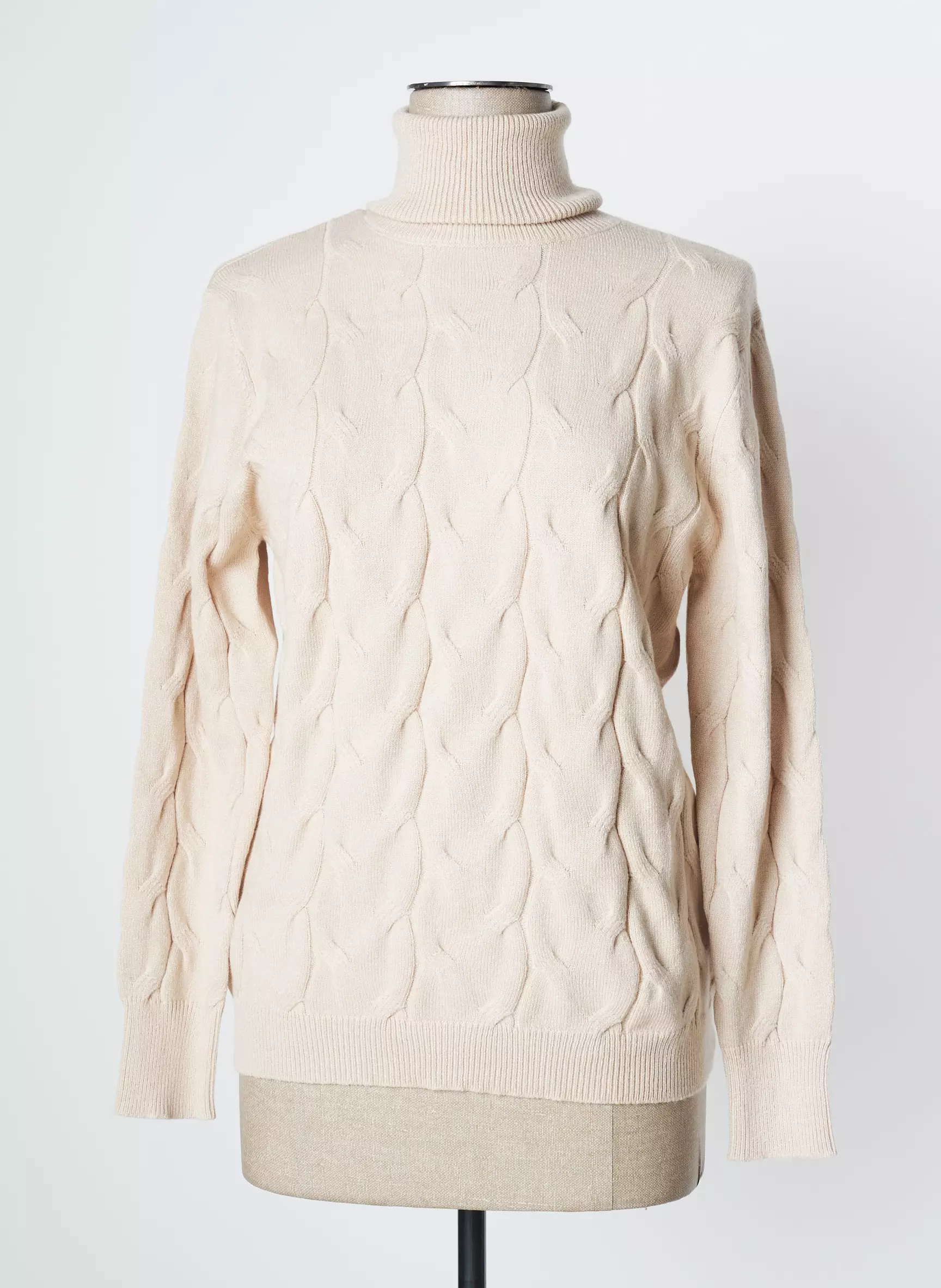 Scorzzo Cols Roules Femme couleur beige