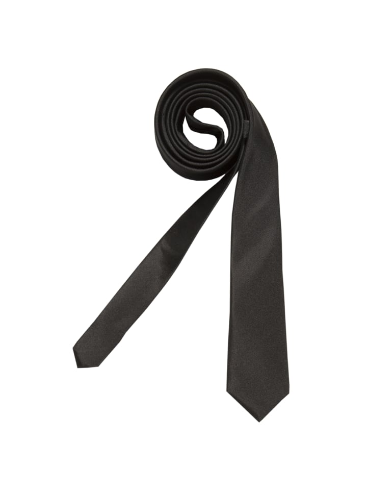 Seidensticker Krawatte Schmal (5cm) in Schwarz günstig kaufen onesize
