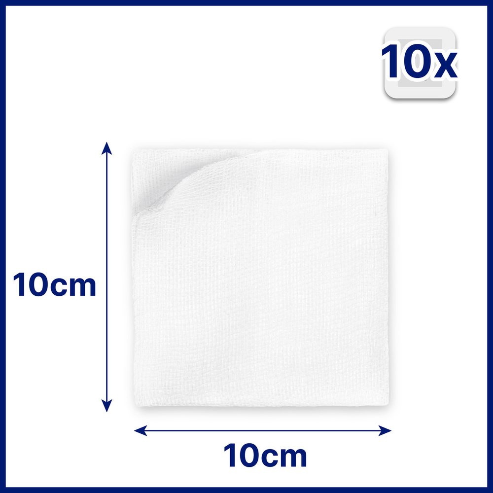 hansaplast Compresses de Gaze Stériles Bandage, pansement, sparadrap